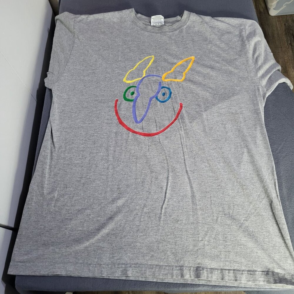 VTG 90's JUSTE POUR RIRE MONTREAL Graphic T Shirt XL Art Comedy Club Cartoon - Picture 2 of 9